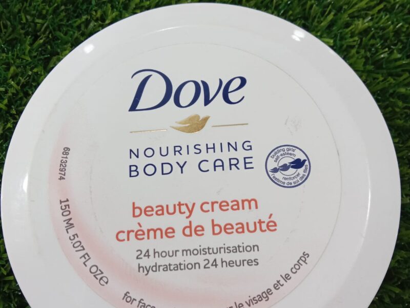 Dove nourishing body care and beauty cream