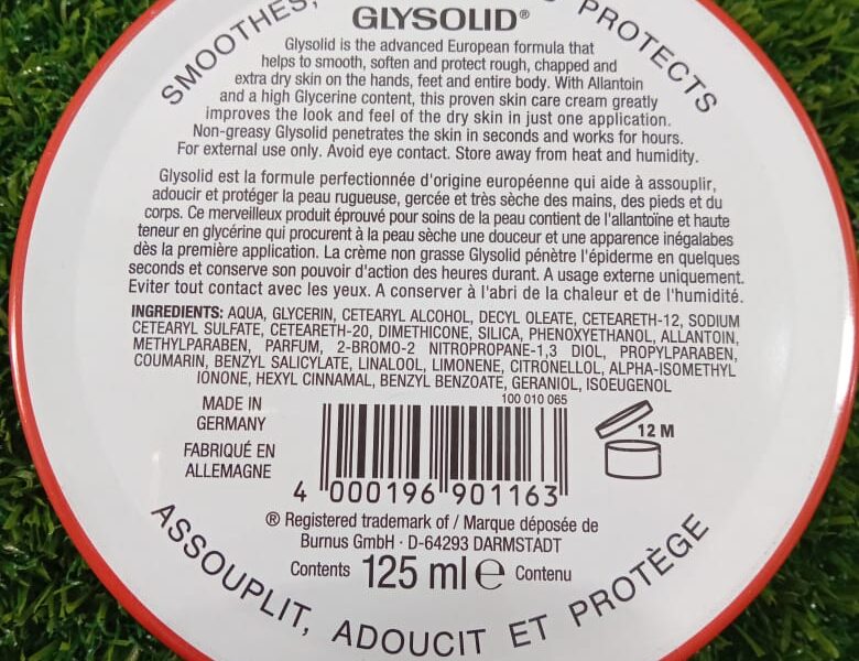 GLYSOLID FOR FACE IN BODY CREAM